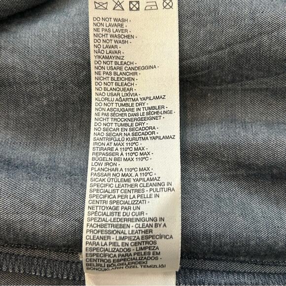 Diesel Leather Star Pattern Corset Spaghetti Strap Dress Medium - Picture 15 of 16